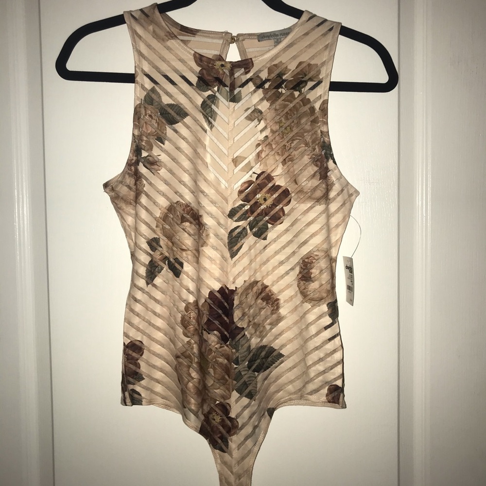 Charlotte Russe Floral Bodysuit